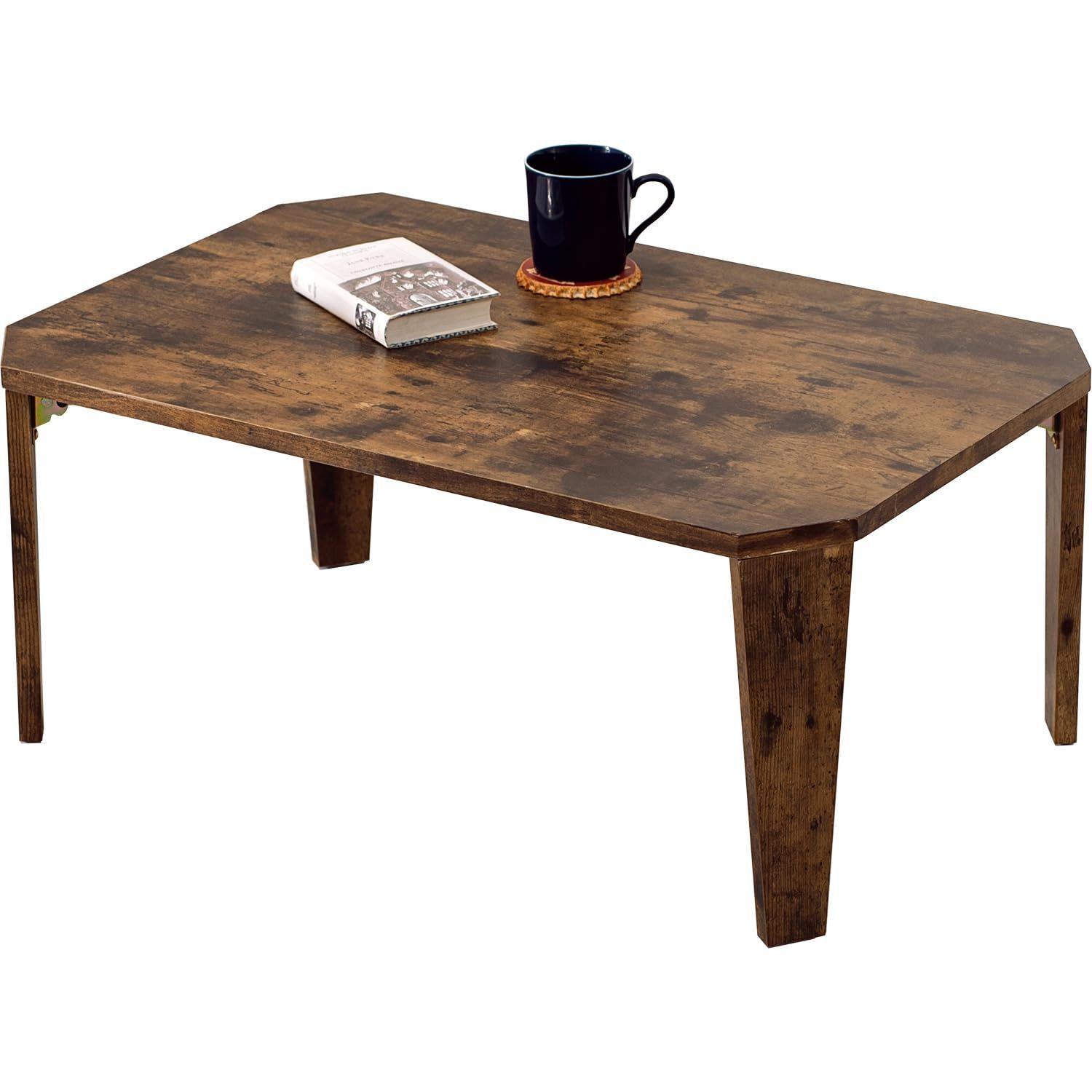 数量限定】萩原(Hagihara) ローテーブル センターテーブル 机 【木目調