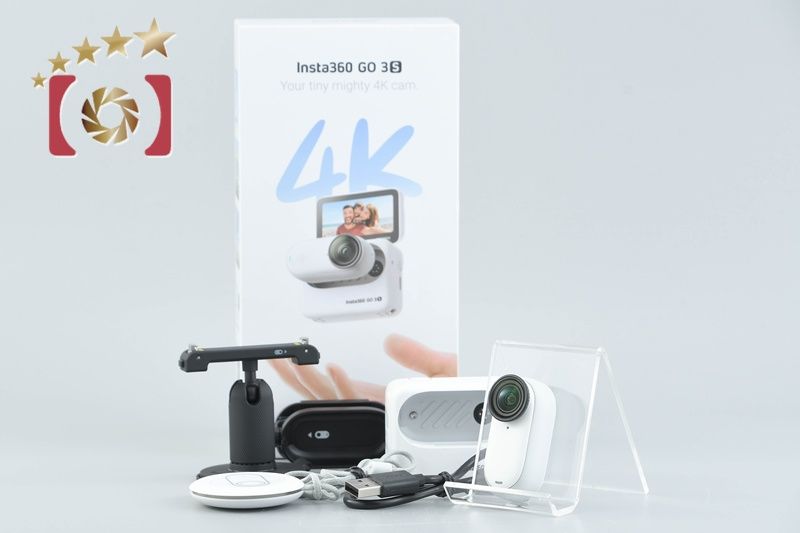 中古】Arashi Vision 嵐ビジョン Insta360 GO 3S 128GB ホワイト 4K 
