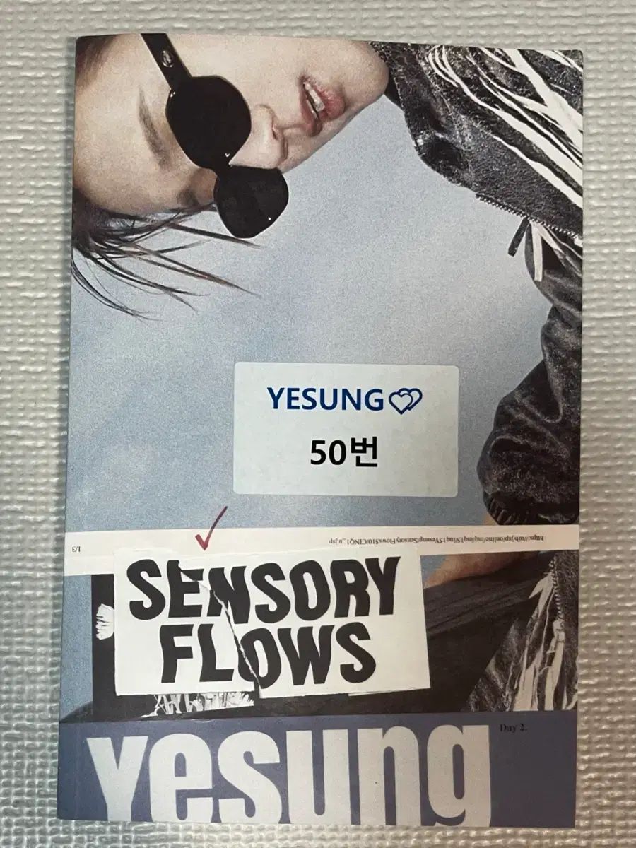 イェソン(YESUNG) 正規1集 センサリーフルイドフロー トレカ〇 SUPER