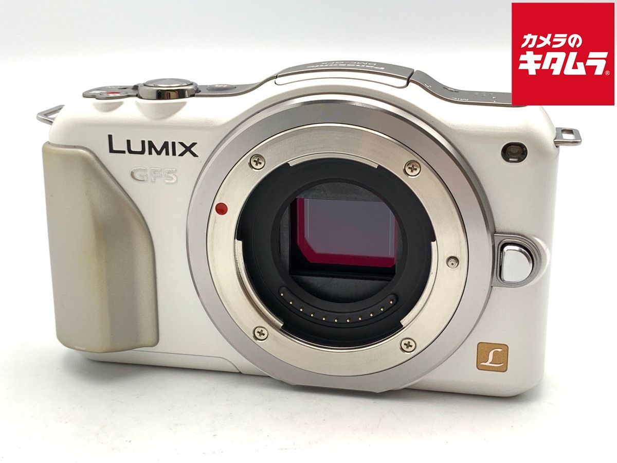 中古】 【良品】 パナソニック LUMIX DMC-GF5-W ボディ シェルホワイト