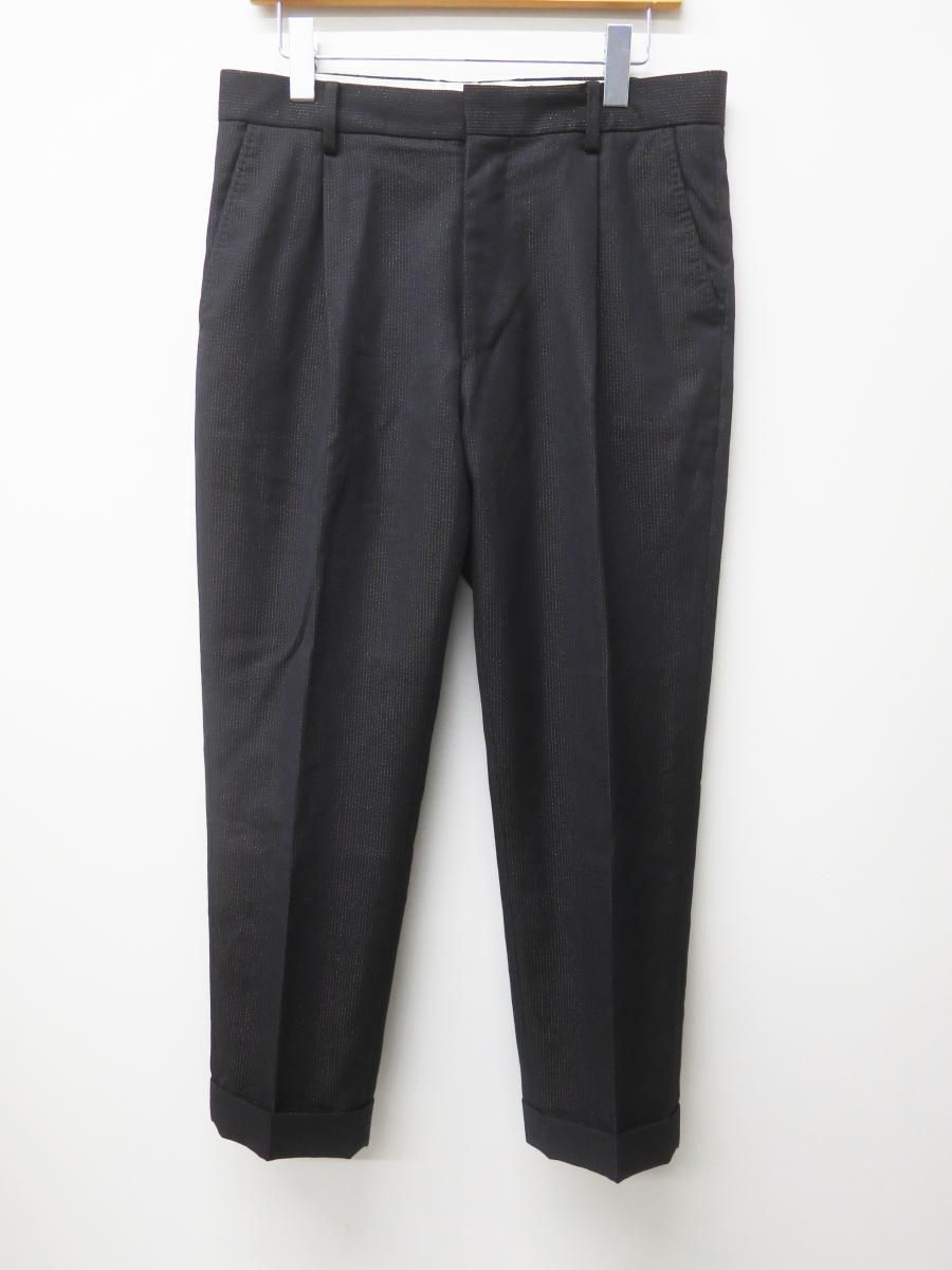 ☆5018☆WACKO MARIA×DORMEUIL ワコマリア/ドーメル PLEATED TROUSERS
