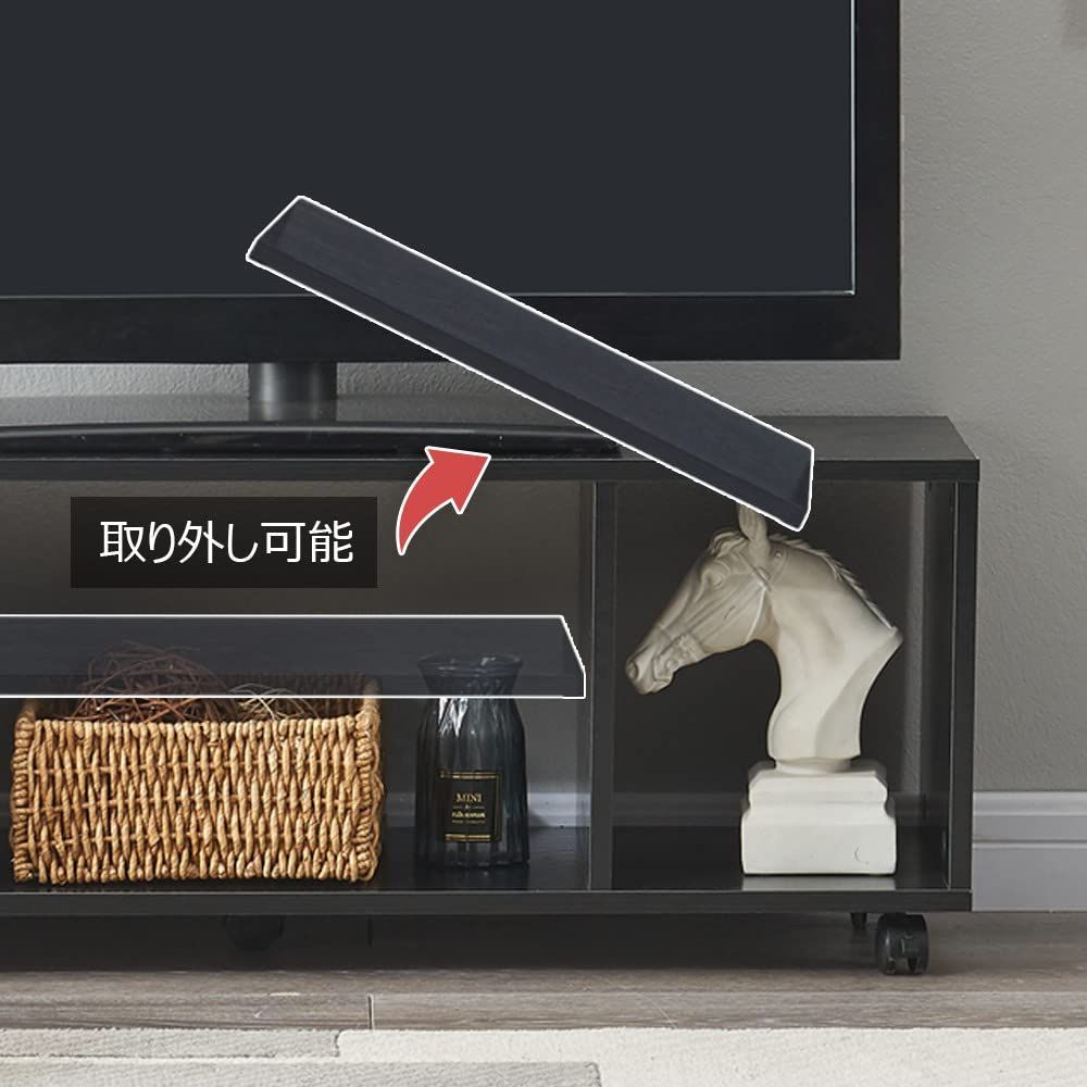 在庫処分】テレビ台 キャスター付き テレビボード ローボード 幅1000mm