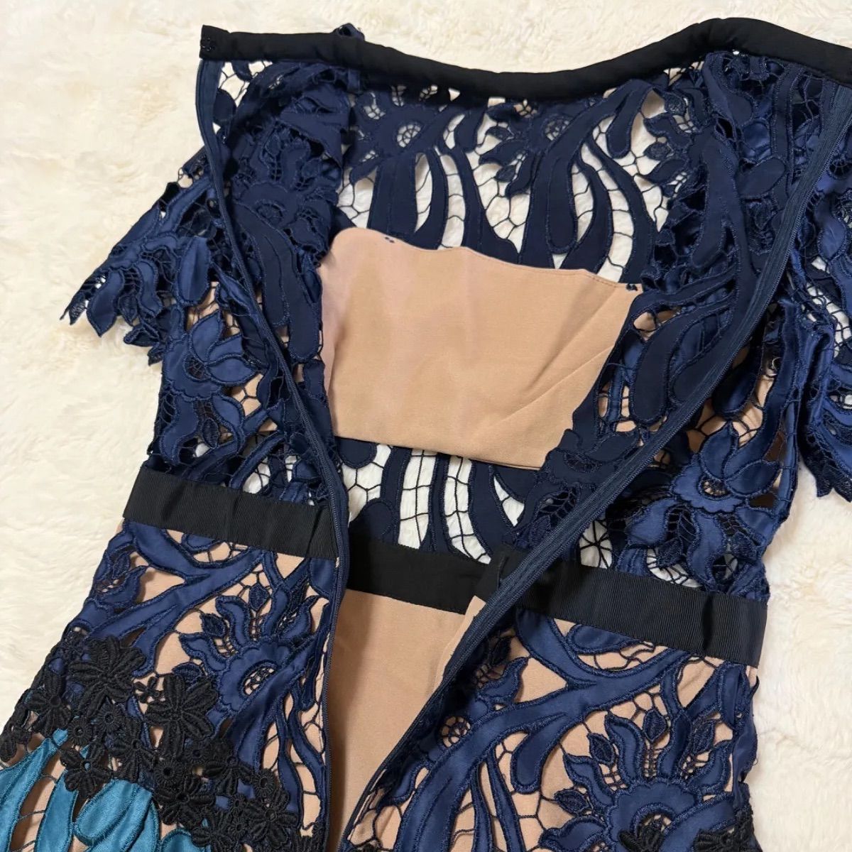 Self-Portrait セルフポートレート 総レースドレス UK10 US6 日本M〜L