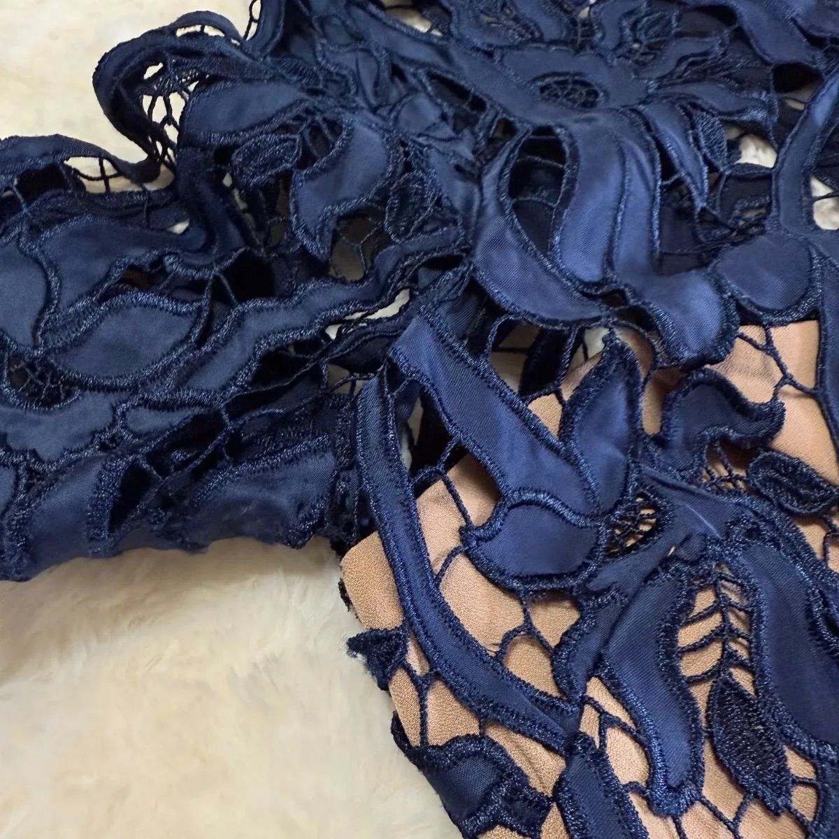 Self-Portrait セルフポートレート 総レースドレス UK10 US6 日本M〜L