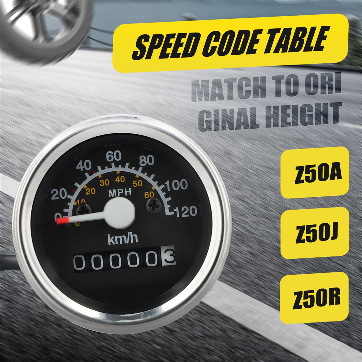 ホンダ モンキー Z50 Z50J Z50A バイク用 スピードメーター SKYTEAM