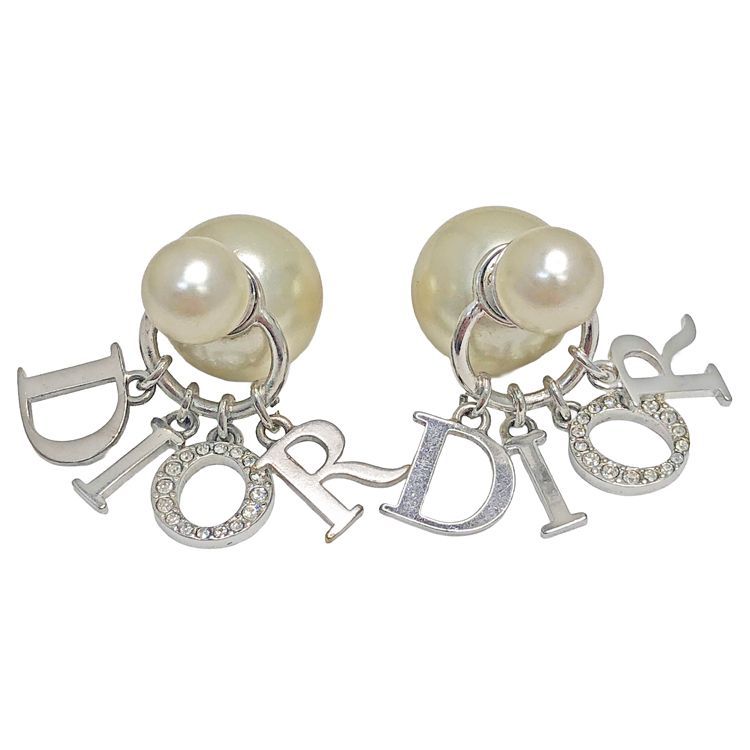 Christian Dior クリスチャンディオール Dior Tribales ロゴ パール