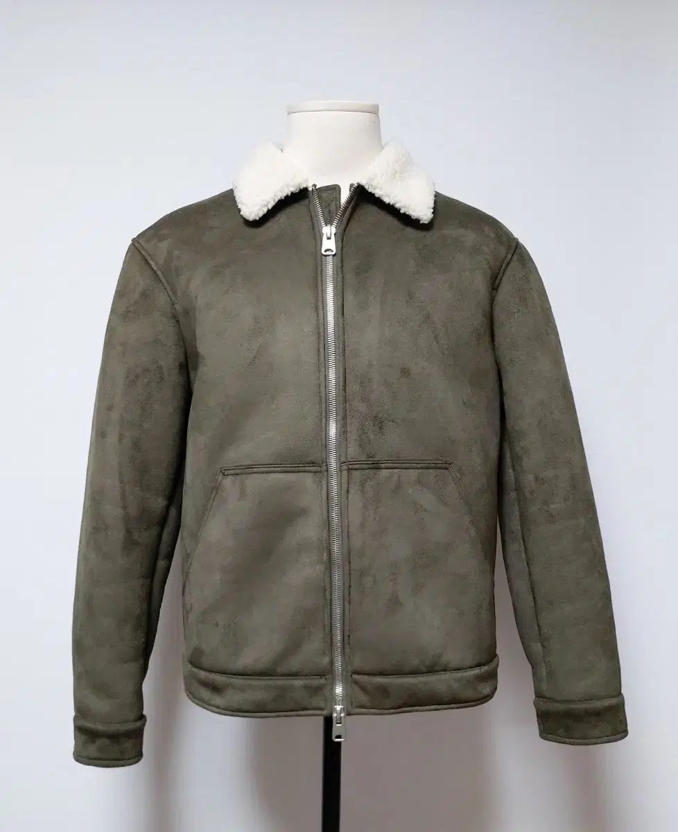 zara ムートン ☆ドイツ発*ZARA*新作*フェイクムートンジャケット/ANTHRACITE☆ (ZARA
