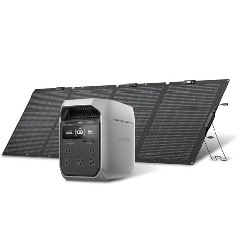 EF ECOFLOW DELTA 3 Plus 1024Wh ポータブル電源 220W ソーラーパネル