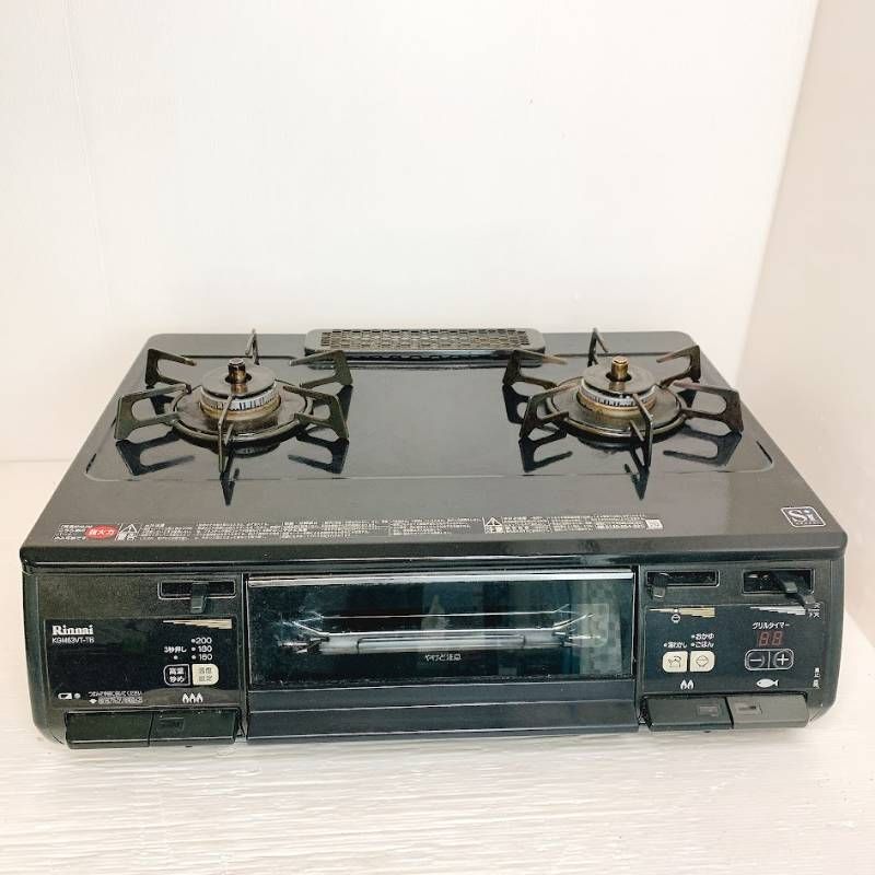 リンナイ RINNAI ガスコンロ ガステーブル KGM63VT TB 都市ガス グリル 