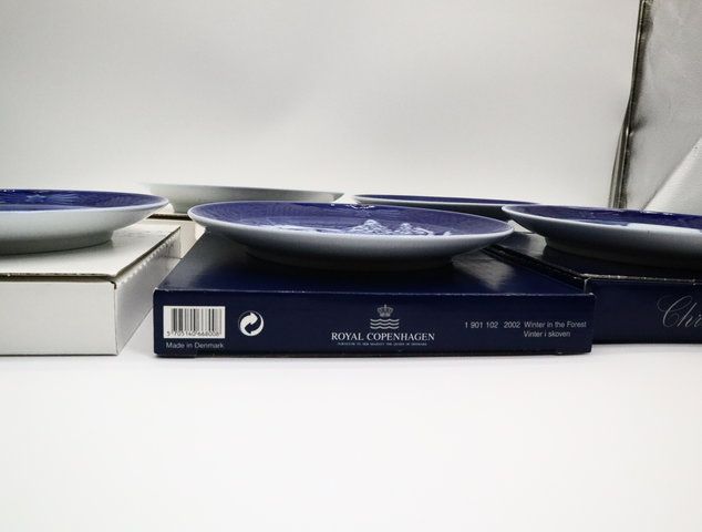 ロイヤルコペンハーゲン イヤープレート 2000 2002～2005 5枚セット