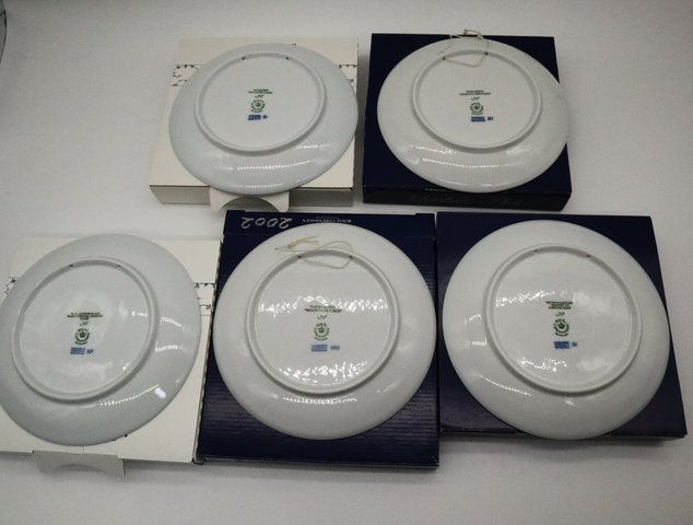 ロイヤルコペンハーゲン イヤープレート 2000 2002～2005 5枚セット