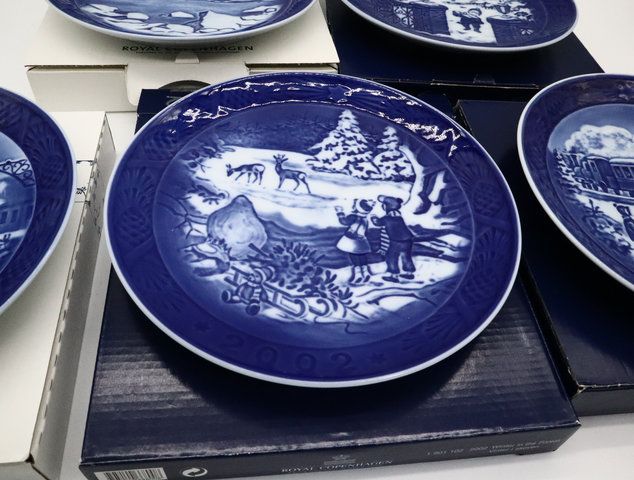 ロイヤルコペンハーゲン イヤープレート 2000 2002～2005 5枚セット