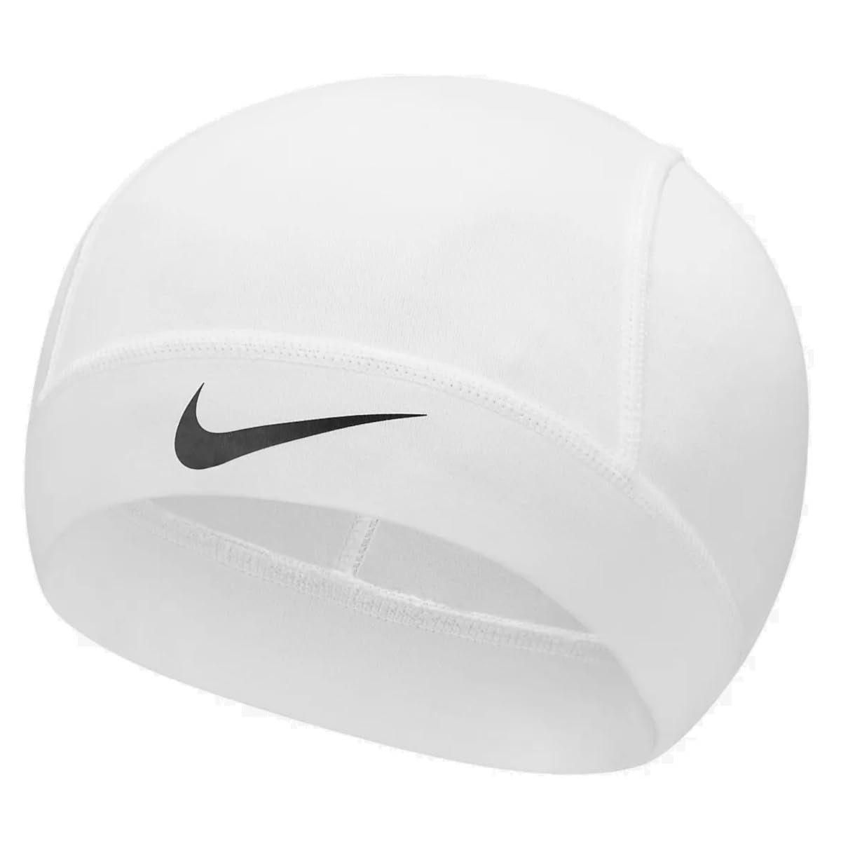 Nike Dri-Fit スカルキャップ (ホワイト/ブラック), ブラック, Large