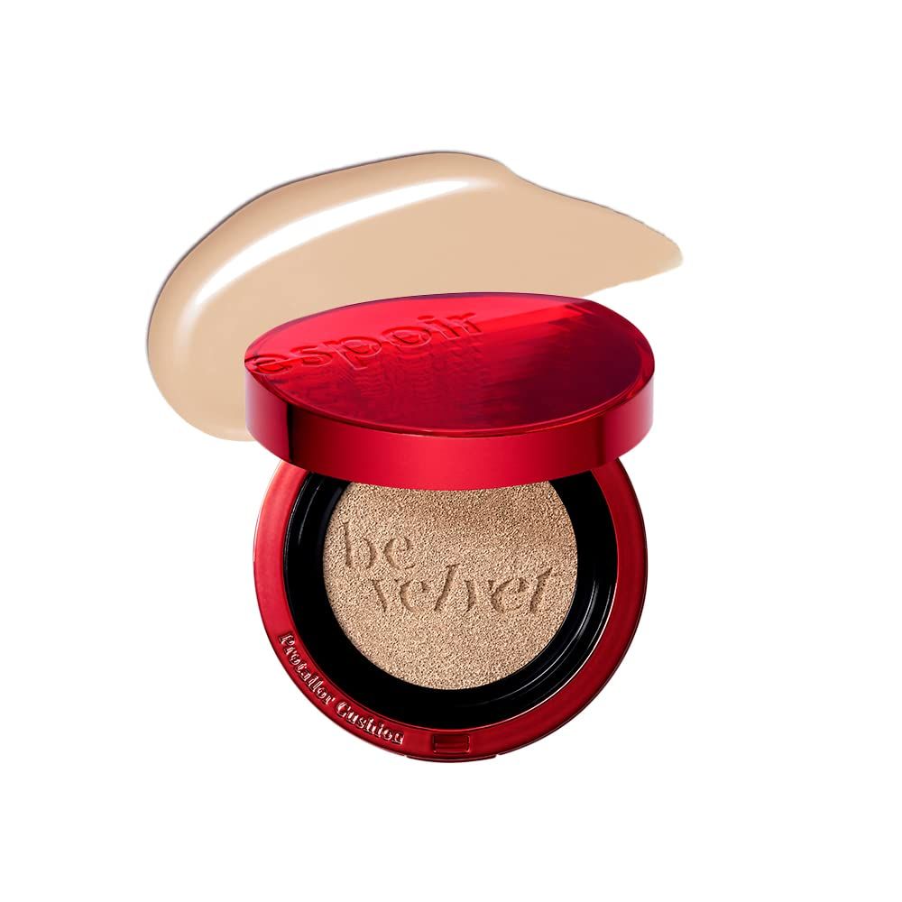 エスポア プロテーラー ビーベルベット カバークッション SPF34 PA++ PRO TAILOR BE VELVET COVER CUSHION (単品＋パフ2個付き 2号アイボリー) 強力カバー力 ファ [単品＋パフ2個付き 2号アイボリー] [13g]