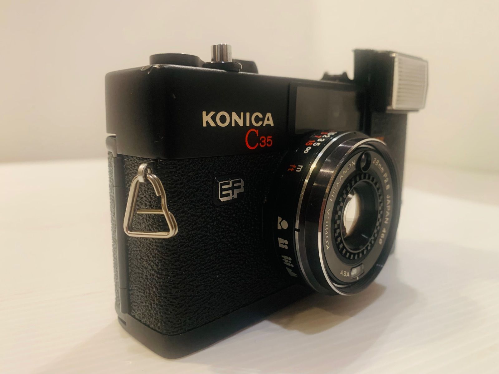 完動品】フィルムカメラ Konica C35 EF 初代ピッカリコニカ【希少
