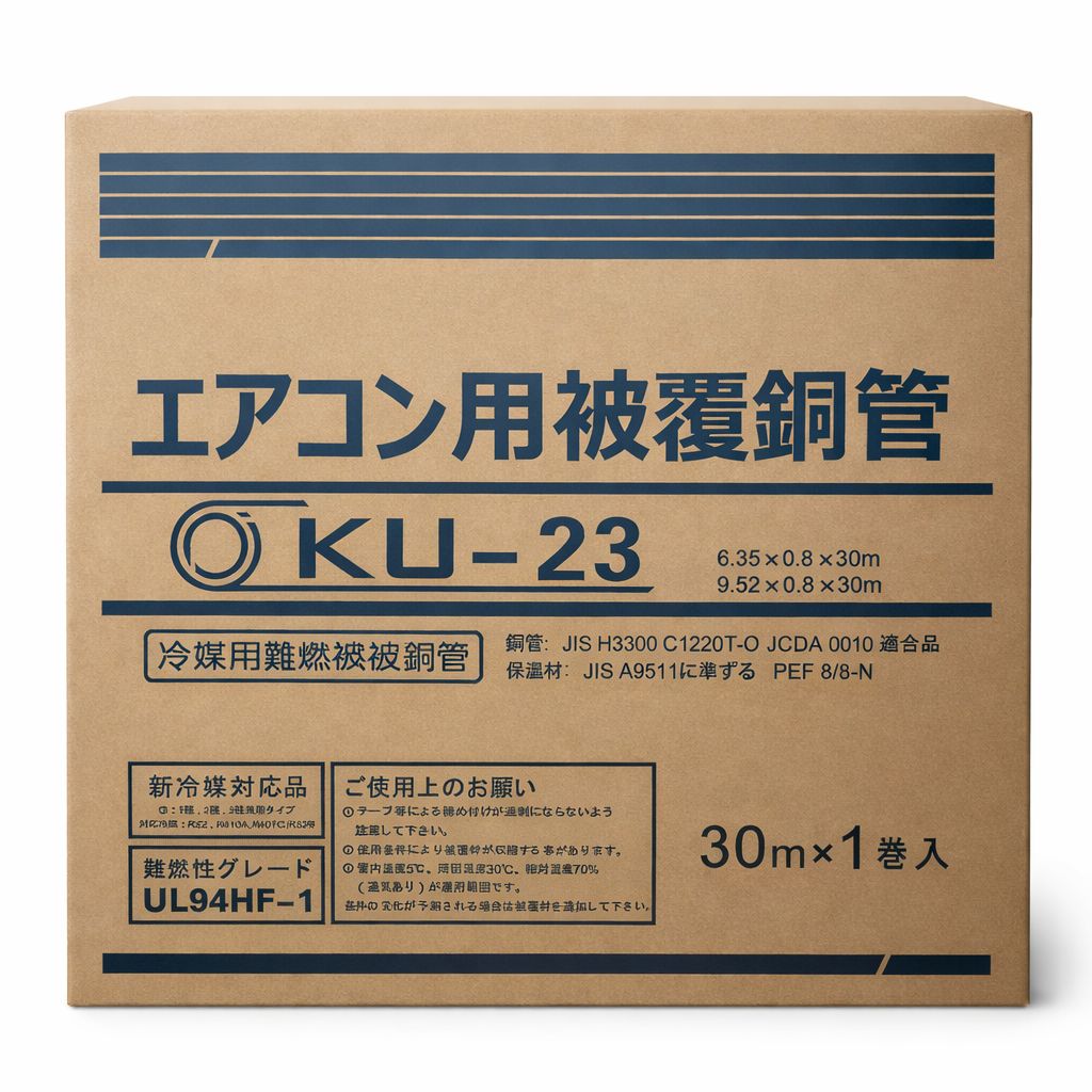 3巻セット】2分3分 冷媒管 30m エアコン エアコン用被覆銅管 