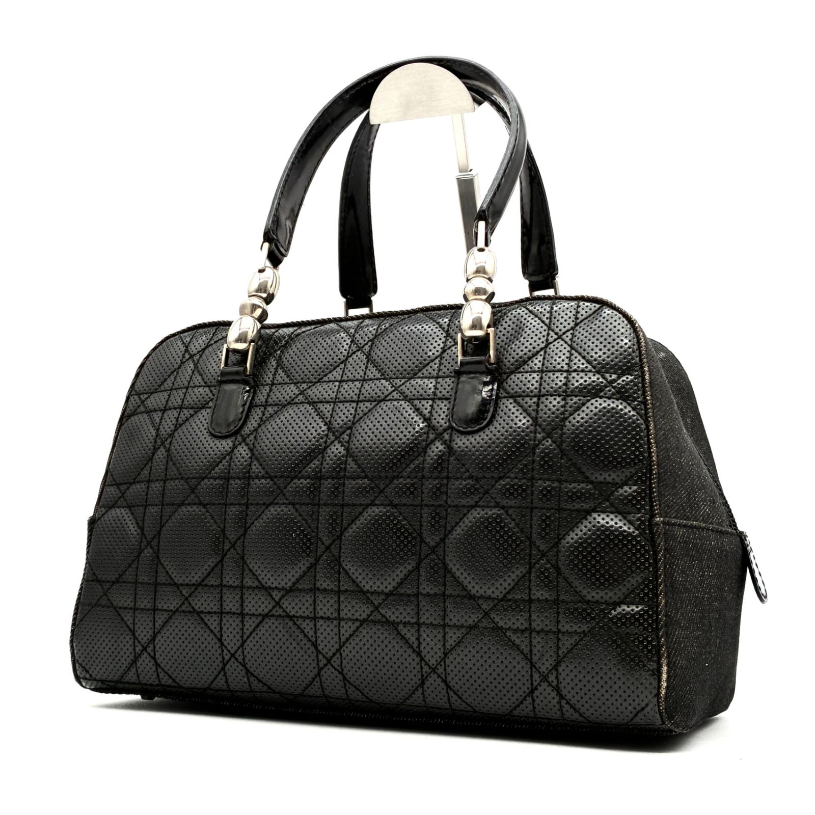 DIOR レディディオール カナージュ マリスパール ハンドバッグ ミニ