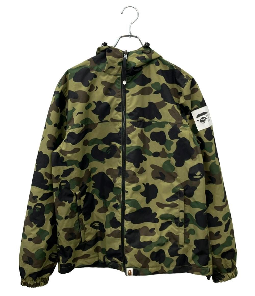 A BATHING APE◇001LJF701004X/ナイロンジャケット/M/ナイロン/WHT