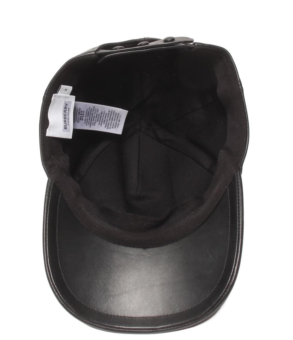 バーバリー レザーキャップ 8020234 メンズ レディース SIZE M