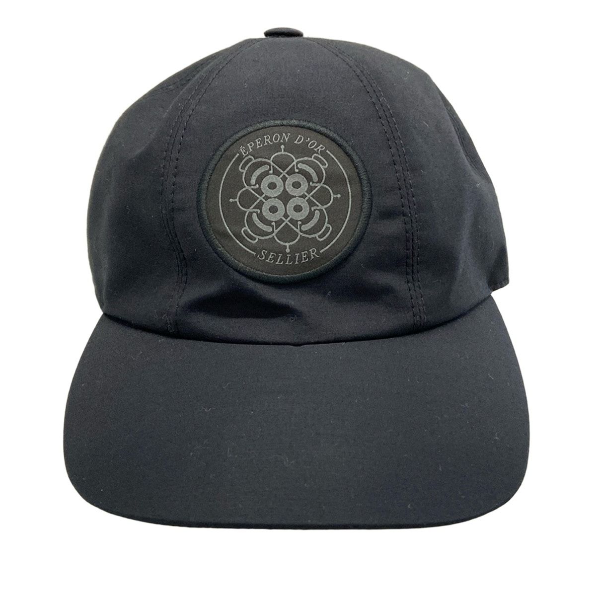 HERMES(エルメス) キャップ 57 - 黒 セレナ エプロンドール コットン