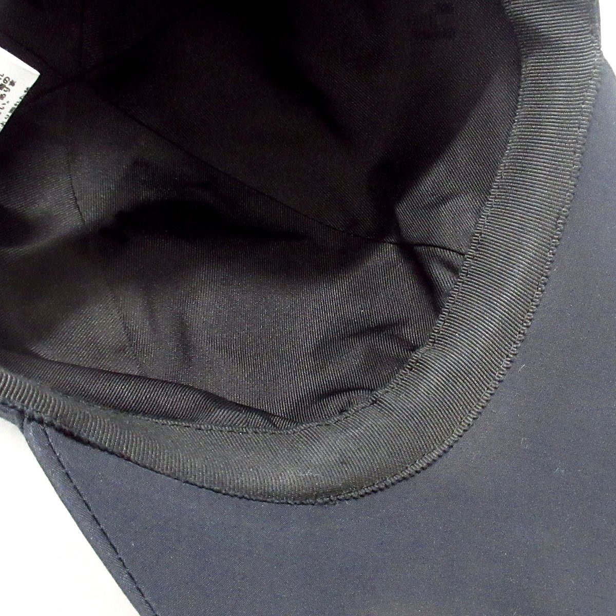 HERMES(エルメス) キャップ 57 - 黒 セレナ エプロンドール コットン