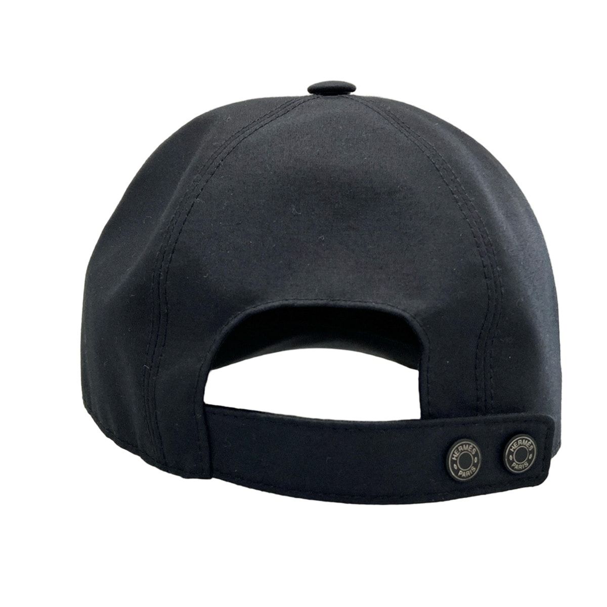 HERMES(エルメス) キャップ 57 - 黒 セレナ エプロンドール コットン