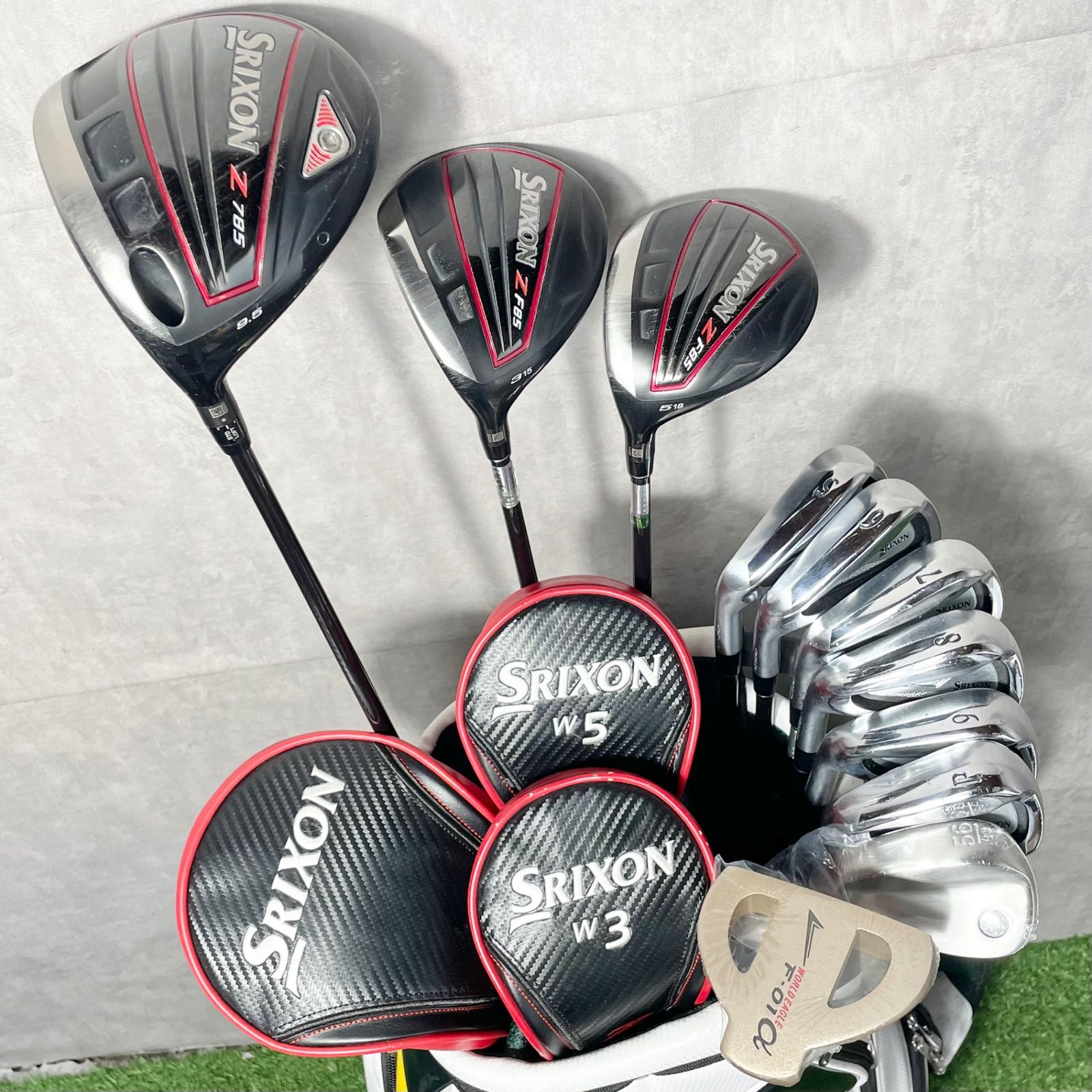貴重なレフティ】SRIXON Z785 Z585 ゴルフクラブセット 11本 Sメンズ 
