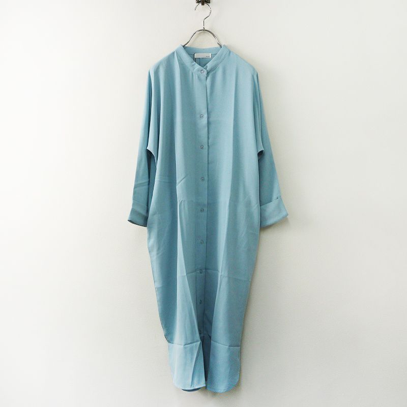 未使用 オクスン ok．soon バンドカラー シャツ ワンピース ｜ライト