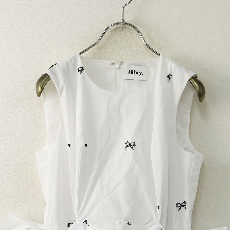 ビビィ Bibiy. ELODIE FRILL DRESS リボン フリル ドレス F｜オフ