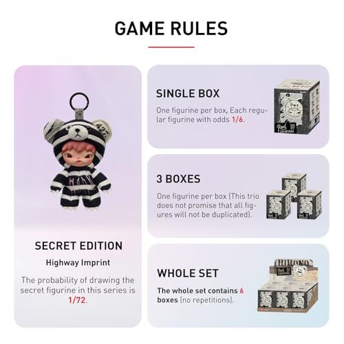 ◇POP MART Hirono Road Journal シリーズぬいぐるみペンダント【1