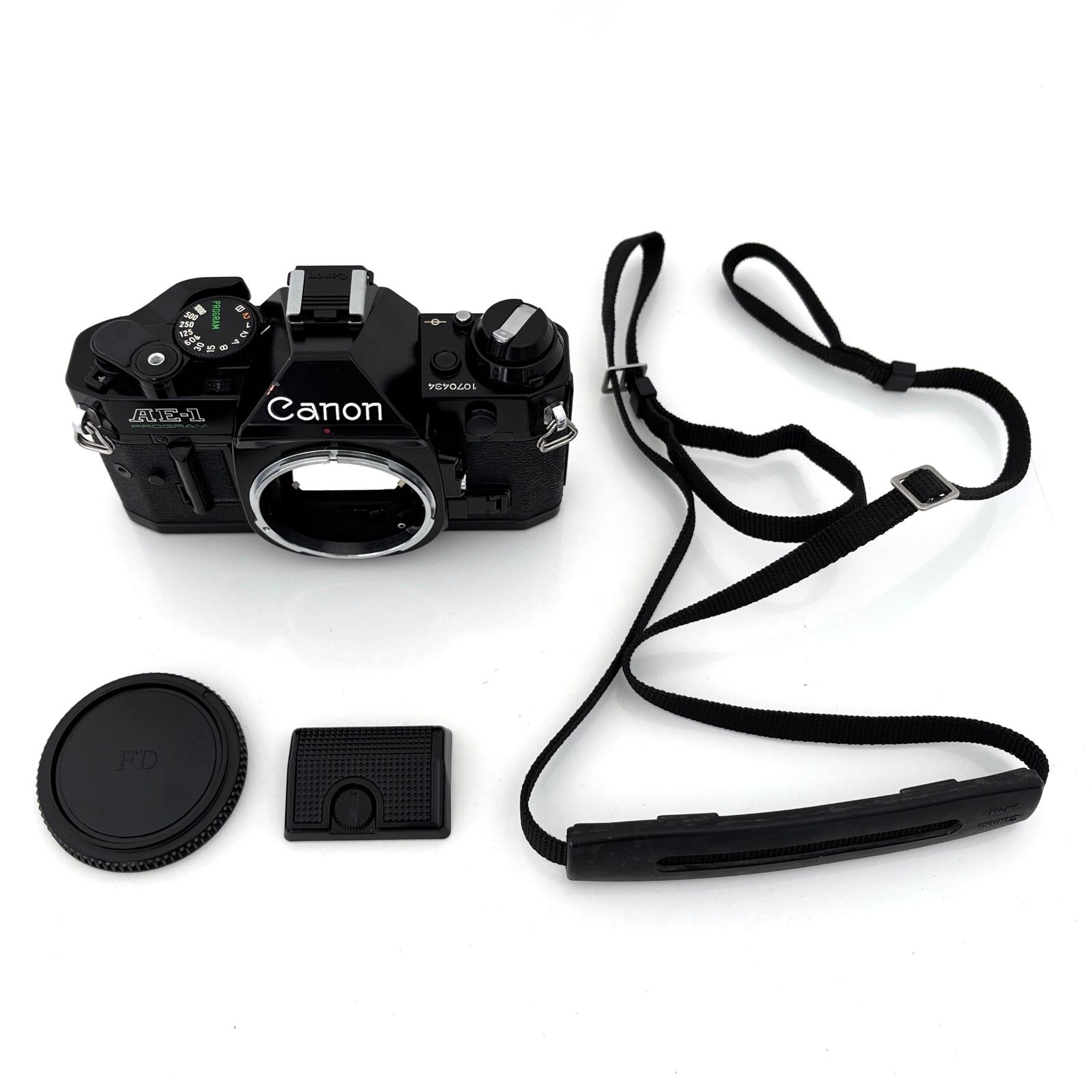 キヤノン】CANON AE-1 Program ブラック フィルム一眼レフ ストラップ