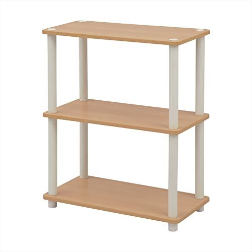 山善(YAMAZEN) ラック オープンシェルフ 幅60×奥行30×高さ77cm 3段 角