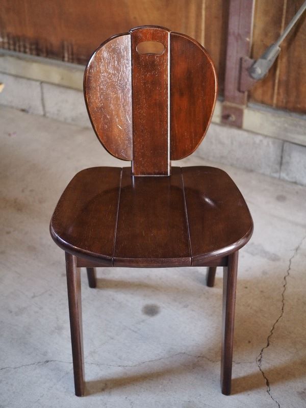 FUJIMOKU ダイニングチェア 在庫3脚 昭和後期 古録展 送料無料 中古