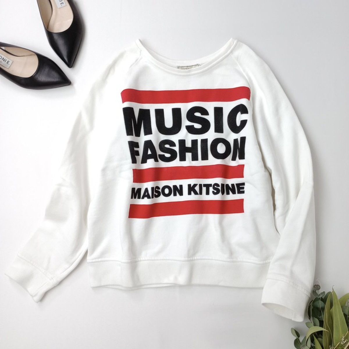 MAISON KITSUNE】MUSIC FASHION CREW スウェット 【公式通販】