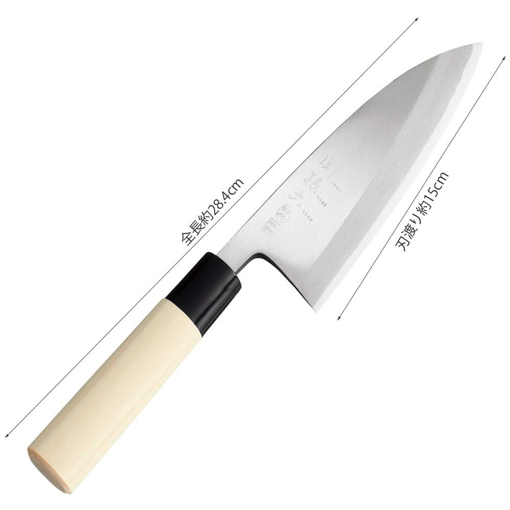 貝印 KAI 出刃包丁 関孫六 銀寿 本鋼 150mm 日本製 AK5202 [出刃 150mm] [単品]
