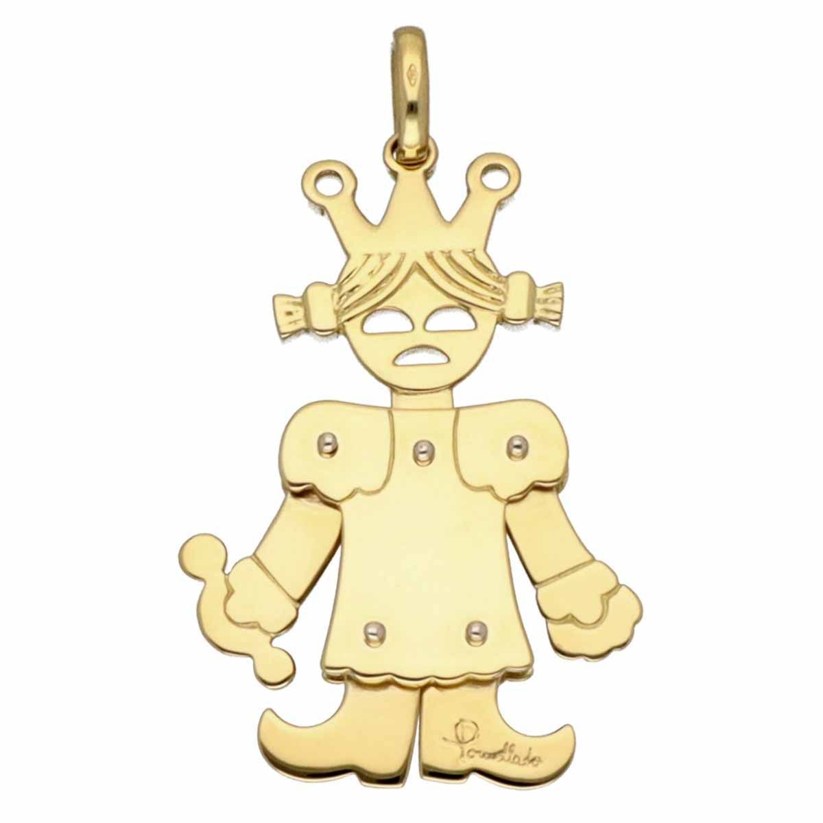 Pomellato ポメラート クイーン ペンダントトップ 750 K18 YG イエロー