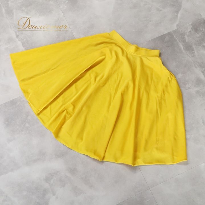 社交ダンス 衣装 スカート イエロー系 チャコット Chacott レッスン