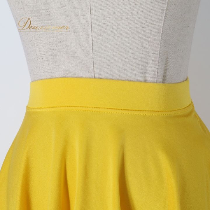 社交ダンス 衣装 スカート イエロー系 チャコット Chacott レッスン