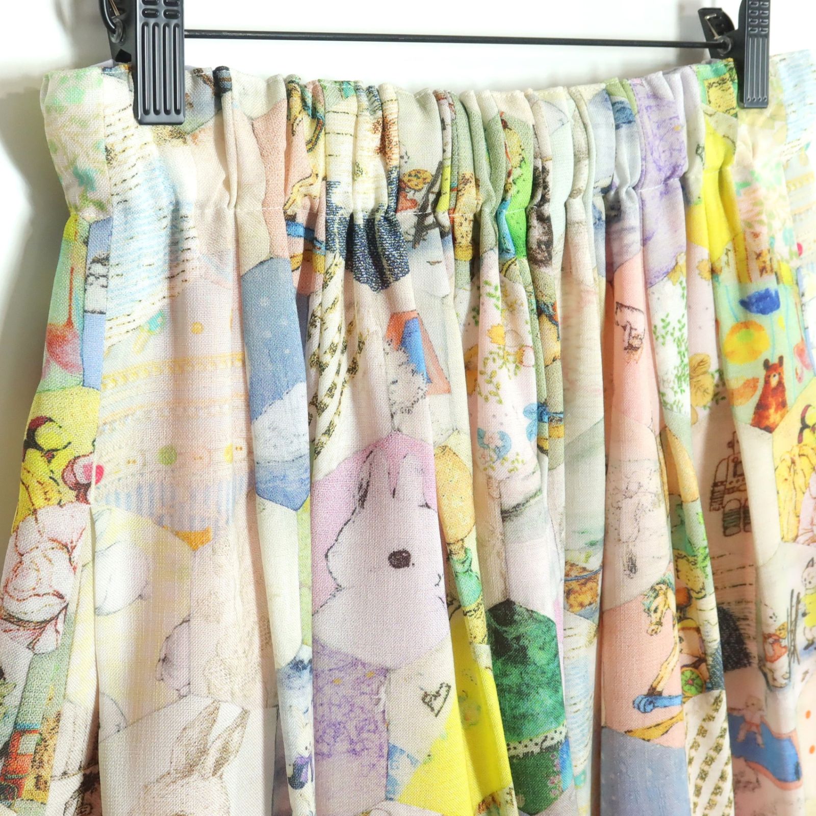 極美品】yukiemon フランシュリッペ☆テキスタイル丈長スカート サイズ