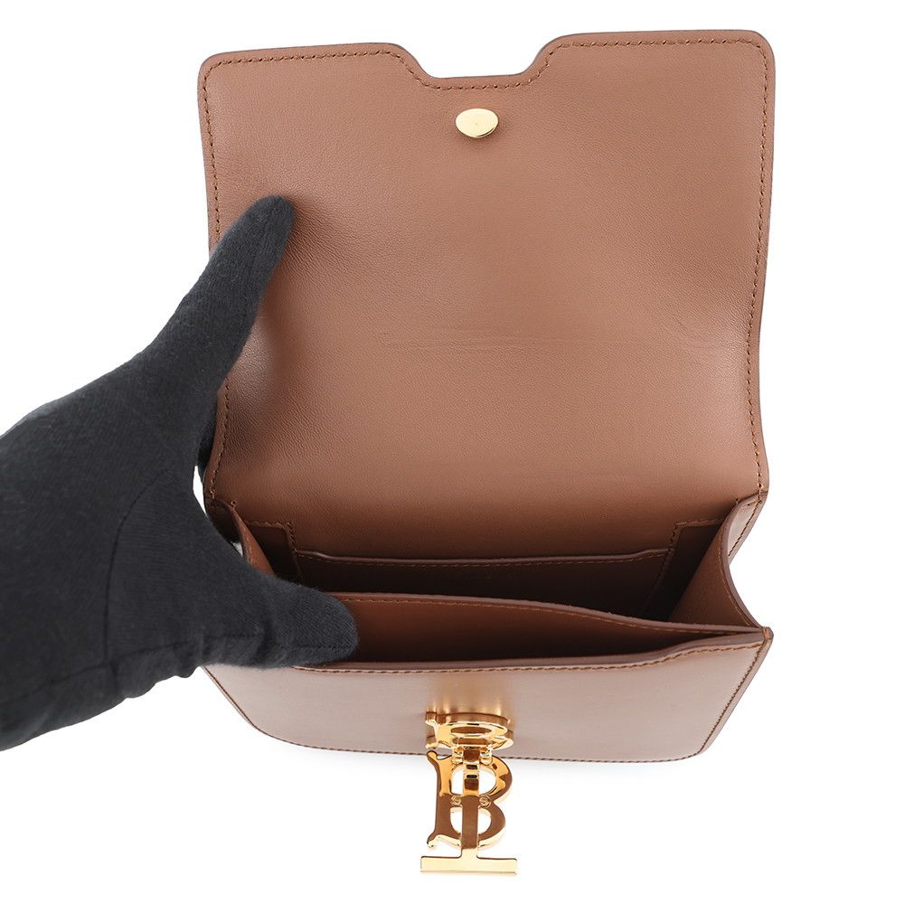 バーバリー ボディバッグ TB バムバッグ レザー 8012205 BURBERRY
