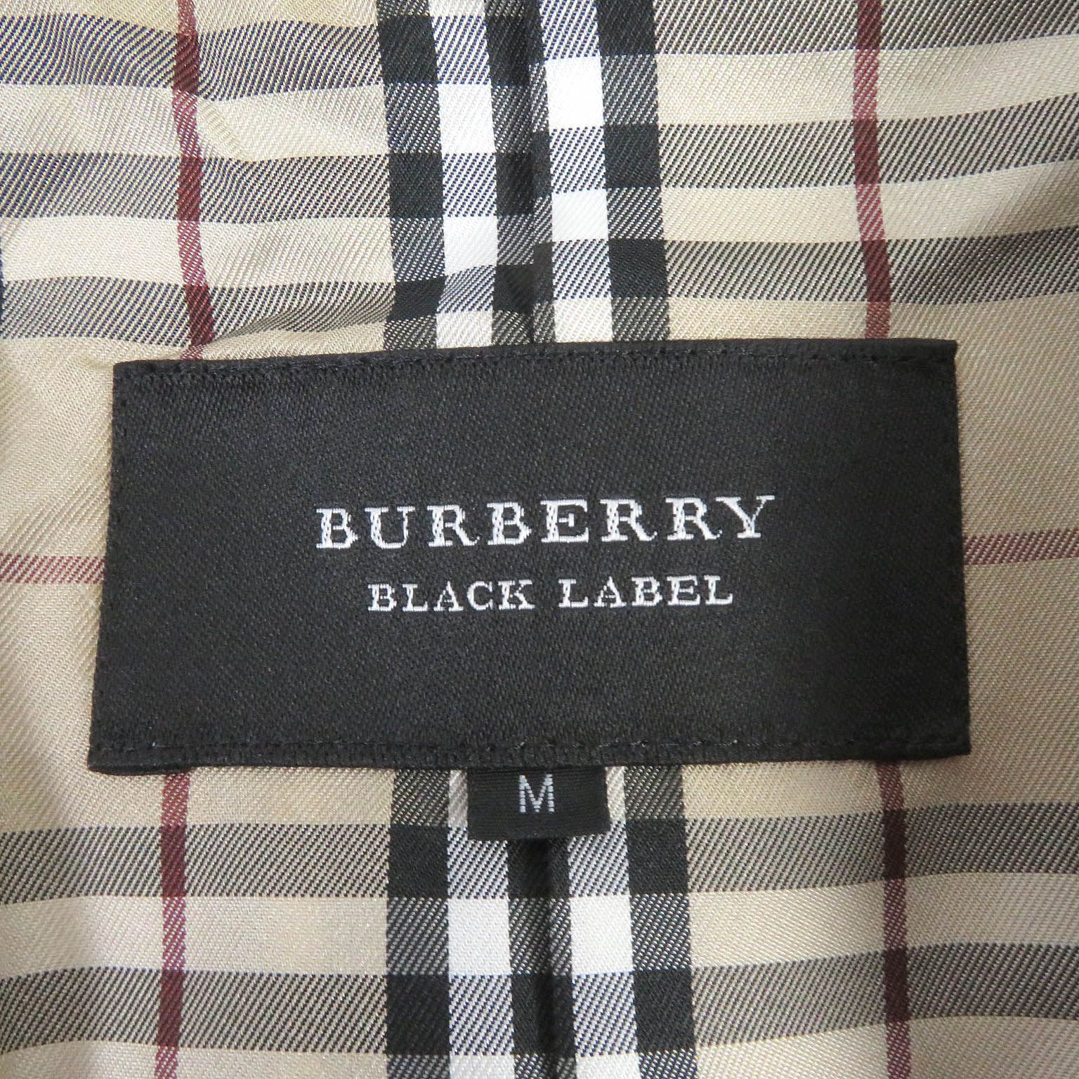美品□BURBERRY BLACK LABEL バーバリーブラックレーベル コットン 
