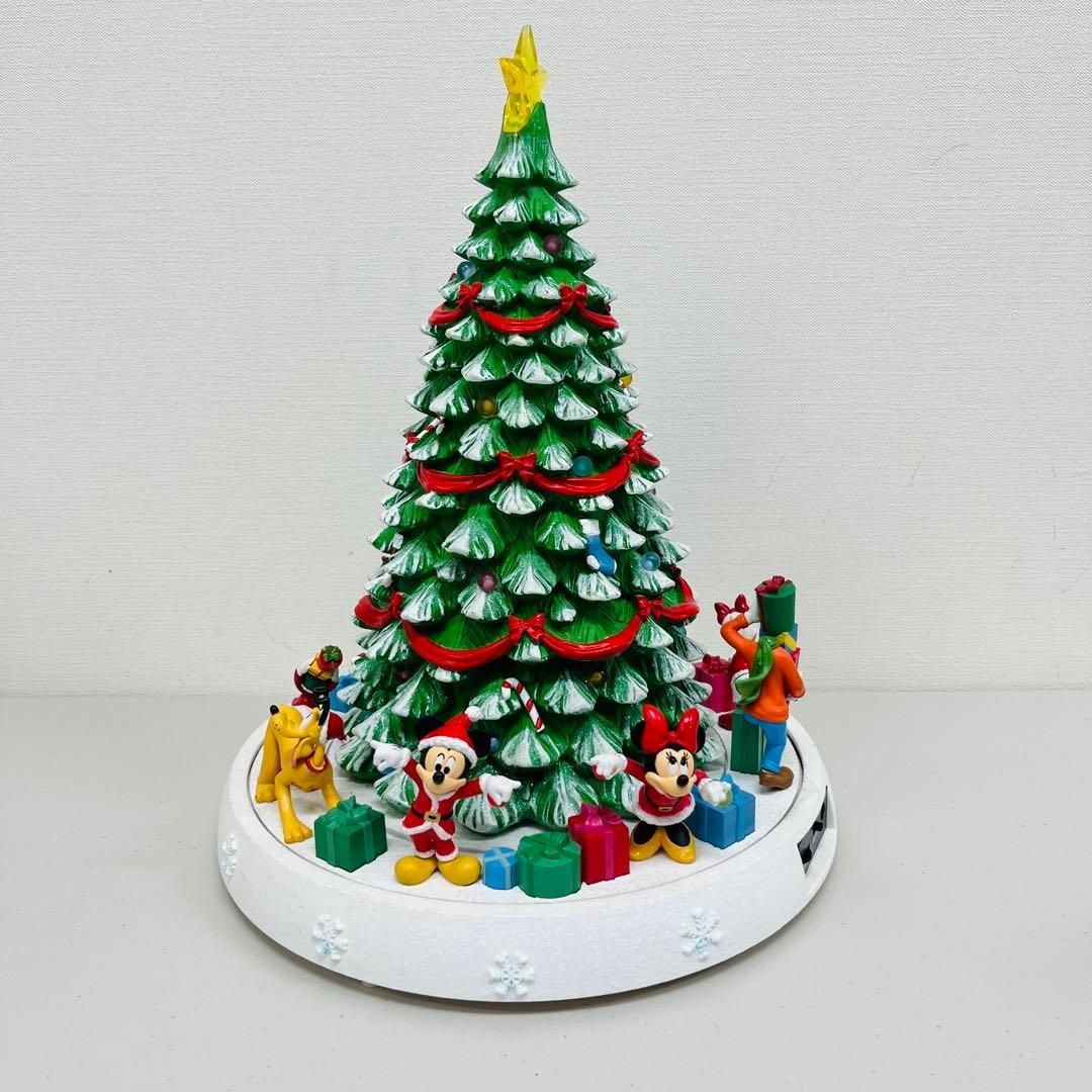 K73-50435 ディズニー クリスマス 回転ツリー ライト&ミュージック付き
