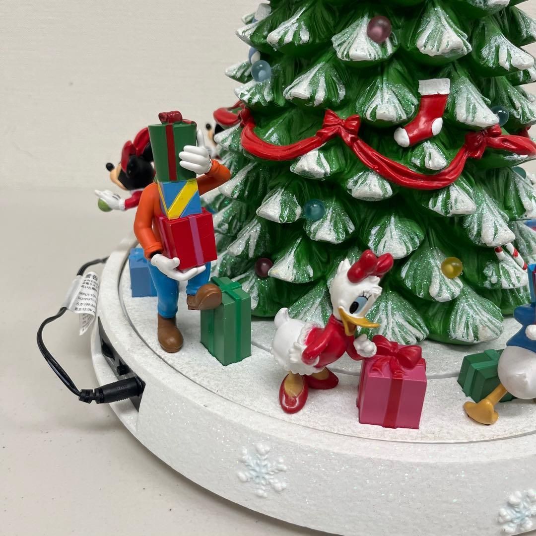 K73-50435 ディズニー クリスマス 回転ツリー ライト&ミュージック付き