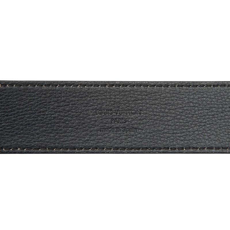 ルイ ヴィトン サンチュール LV ベルト サイズ：90/36 N1002 ブラック