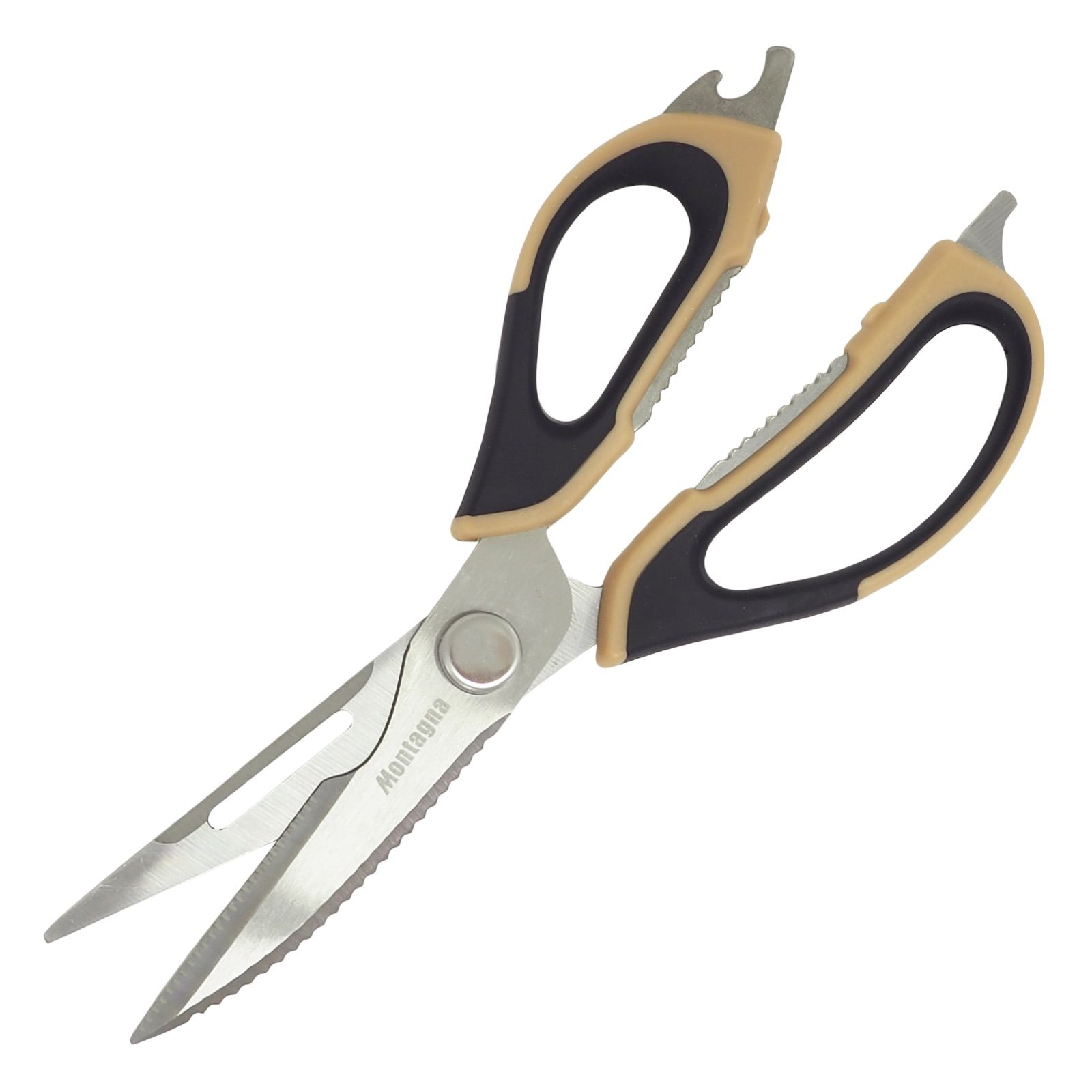 8in1マルチシザー Montagna HAC3995 ハサミ 分解可能 殻割り 栓抜き 缶