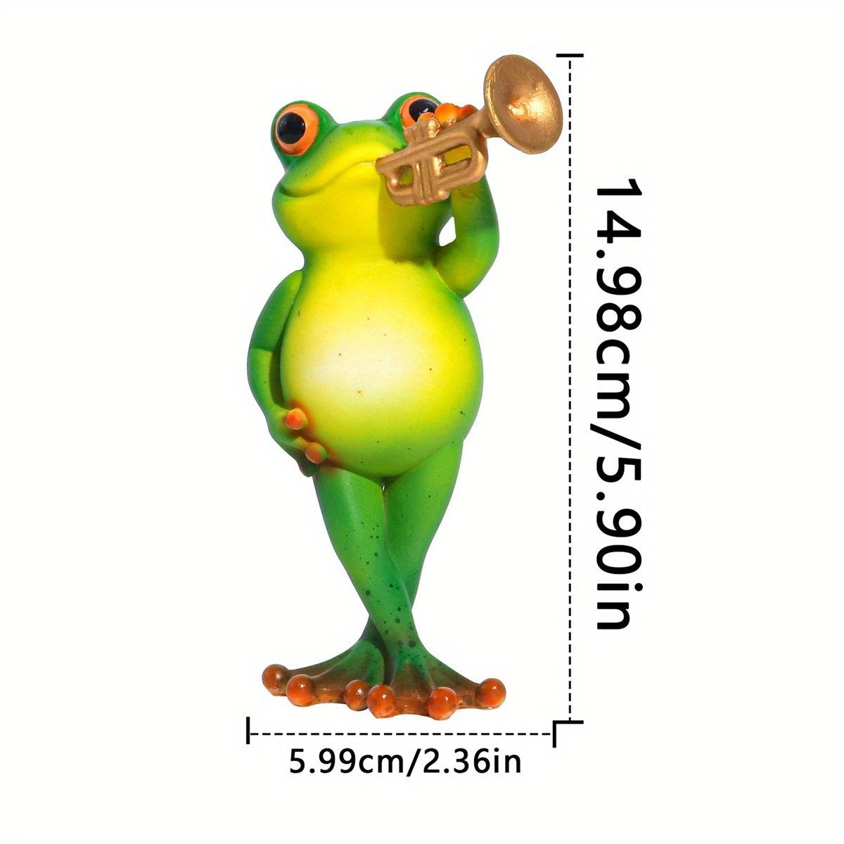  オブジェ 置物 トランペットを吹いているカエル かえる インテリア リビング ダイニング 玄関 寝室 装飾 オーナメント 樹脂 プレゼント ギフト オシャレ 可愛い 癒しグッズ モダン小物 置物 インテリア小物