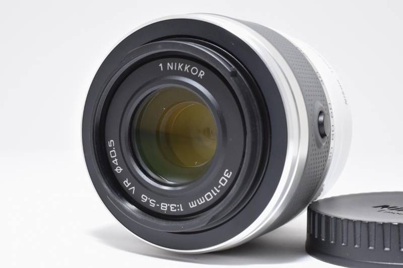 現状品 美品】Nikon ニコン 1NIKKOR 30-110mm 3.8-5.6 VR 白 ホワイト