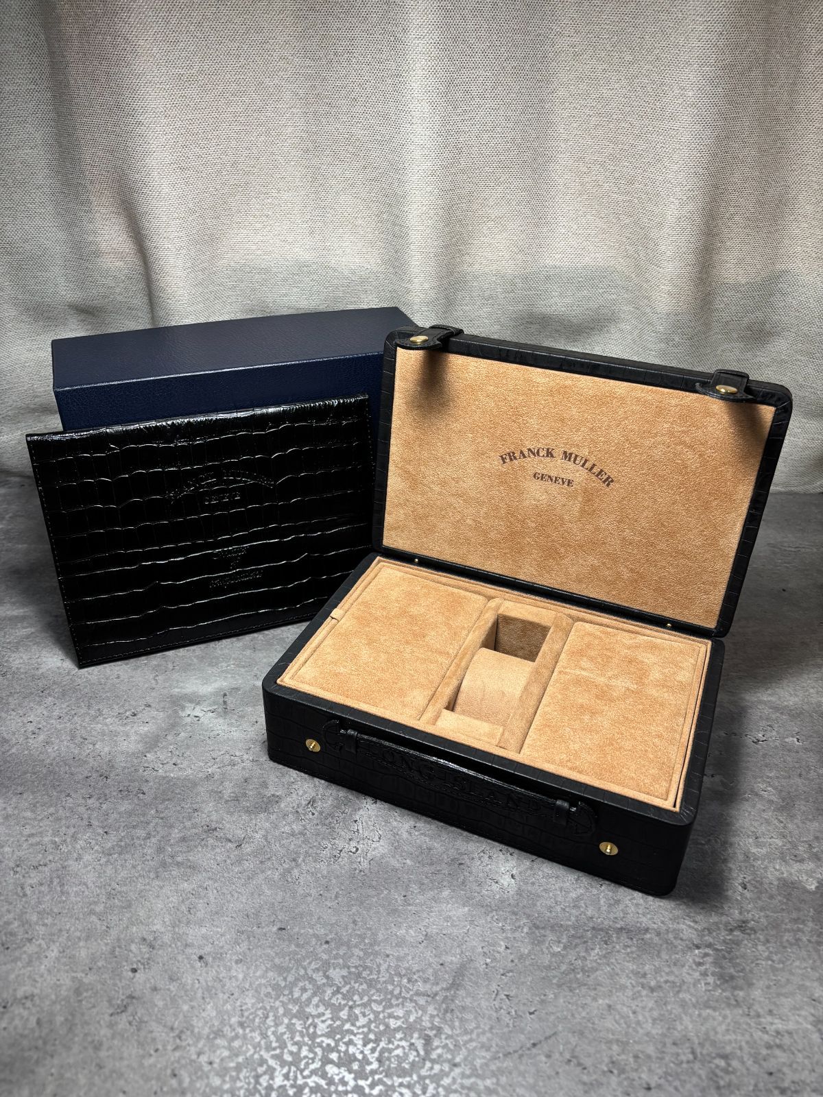 FRANCK MULLER アクセサリーケース ブラック 時計 空箱 リボン 【公式