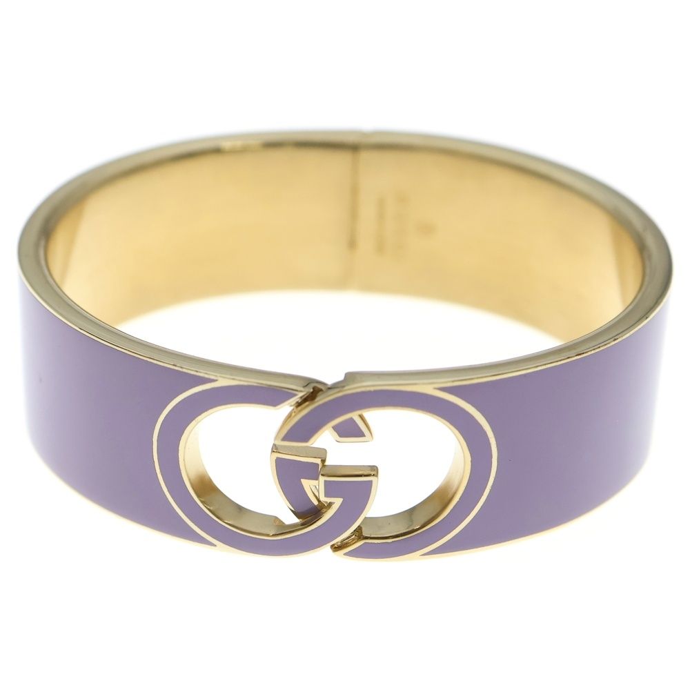 GUCCI (グッチ) インターロッキングG ラッカー カフブレスレット