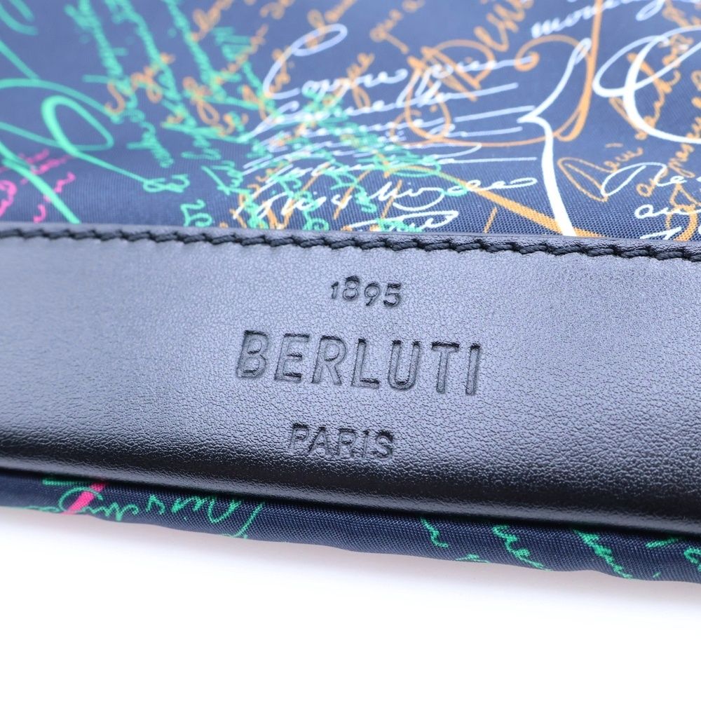 Berluti (ベルルッティ) エスプリット スクリットナイロンクラッチ